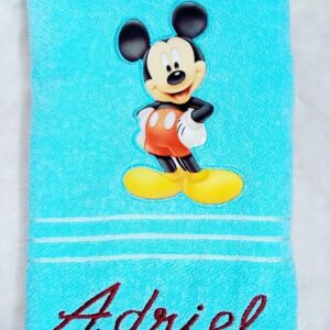 PERSONALIZED KIDS TOWEL WITH YOUR NAME